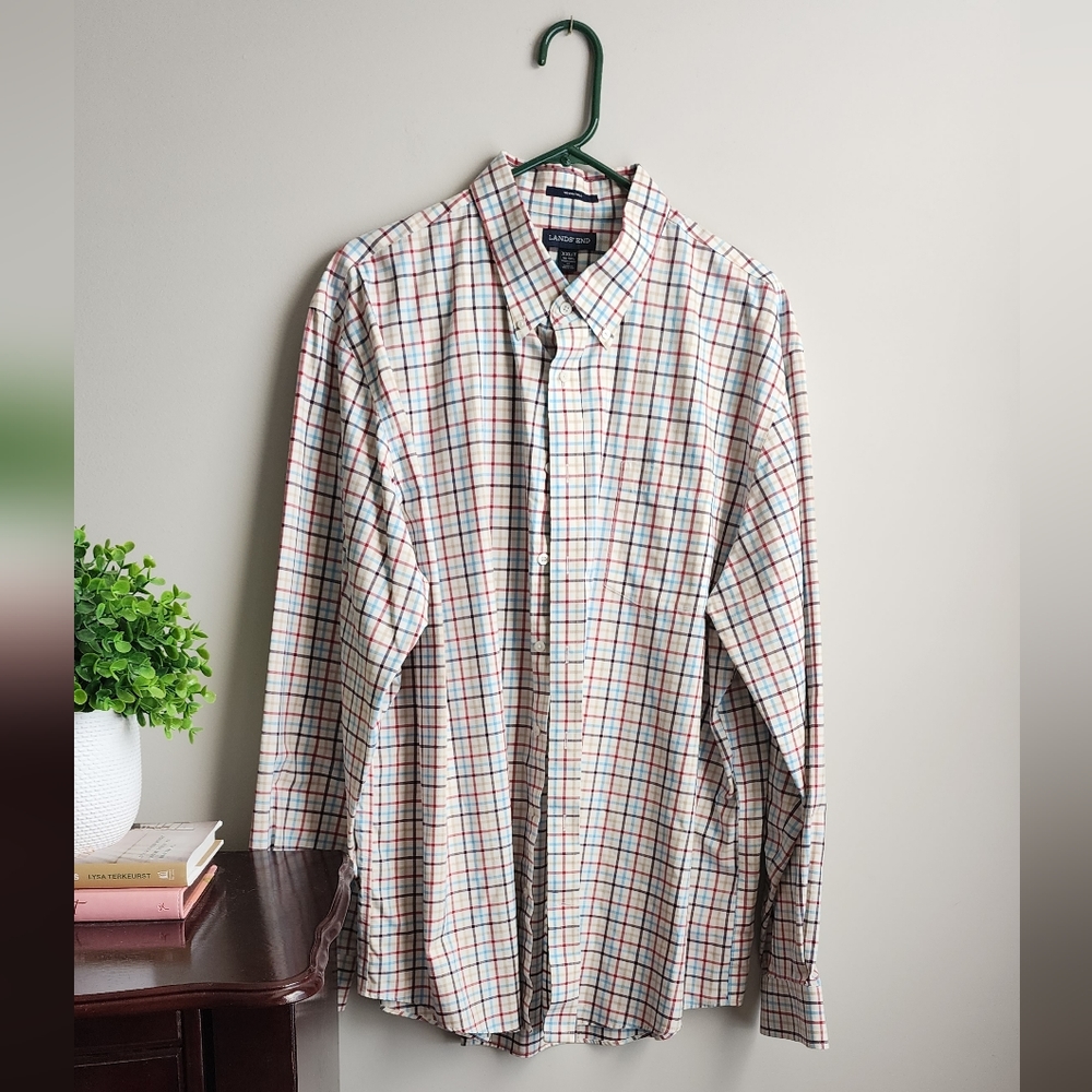 Land's End No Iron Button Down